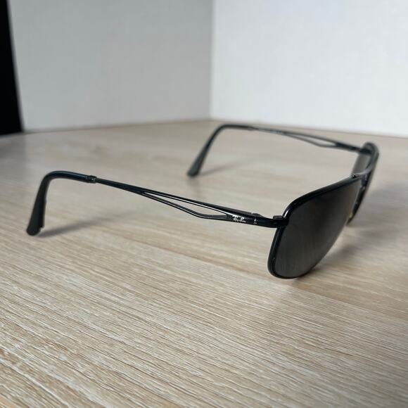 Ray-Ban RB3490 006/71 Sunglasses Black Metal PARTS ONLY 59-16 Made in Italy - Picture 11 of 11